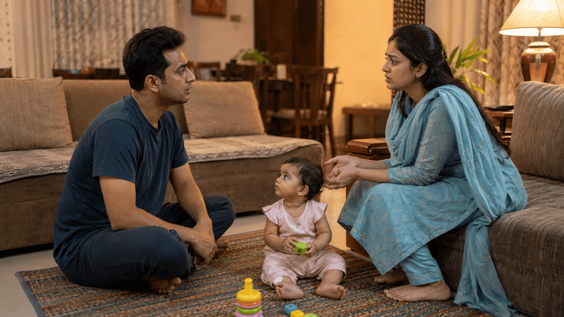 ছোট শিশুর সামনে মা-বাবার কথা কাটাকাটি: ও কি বুঝতে পারে?