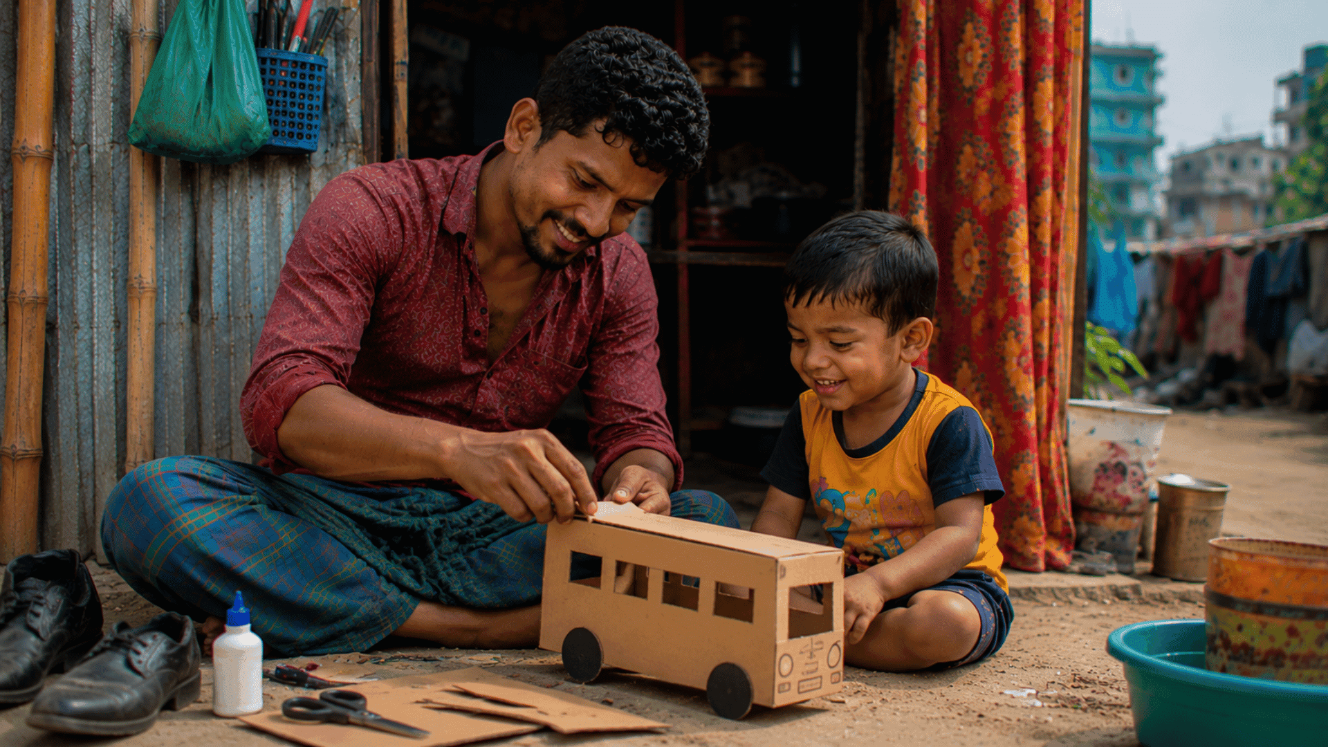নিত্য প্রয়োজনীয় জিনিস দিয়ে ক্রিয়েটিভ খেলনা বানানো
